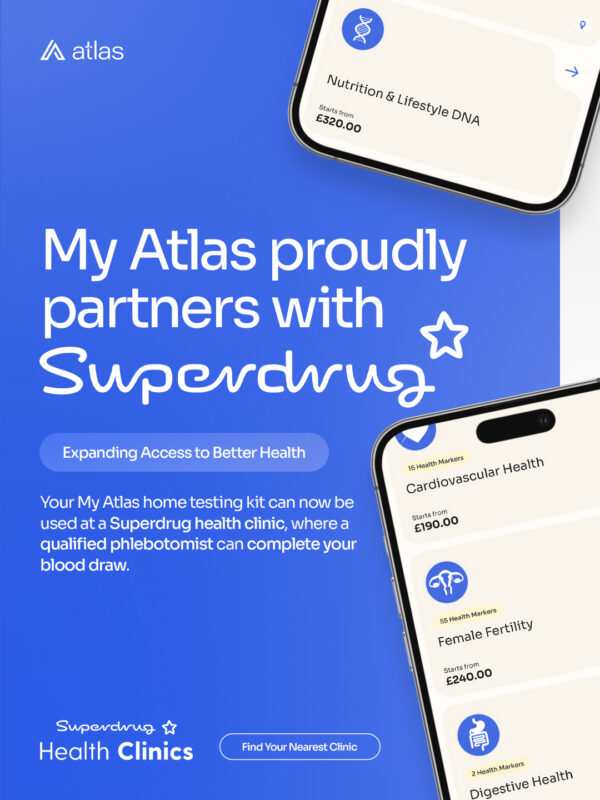 home testing kit blood draw Superdrug Health Clinics health testing UK